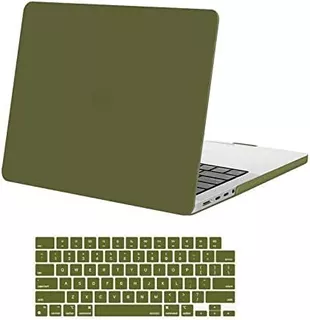 Funda Mosiso Para Macbook Pro 14 M1 Pro/max +c/tec Oliva