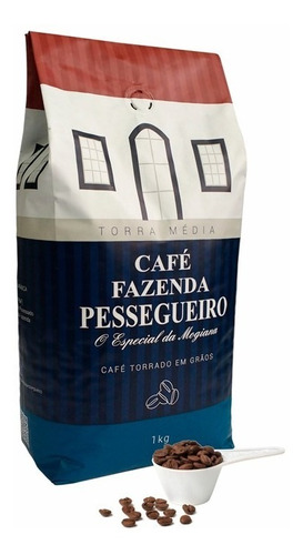 Café Fazenda Pessegueiro Torrado Em Grãos  1kg