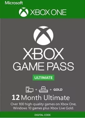 GAME PASS (ULTIMATE) XBOX - CÓDIGO 25 DÍGITOS