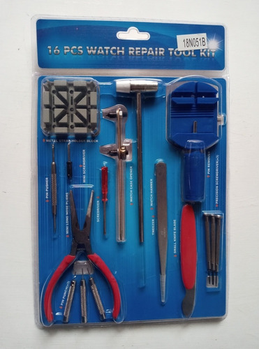 Kit Set Herramientas Para Reparar Abrir Relojes