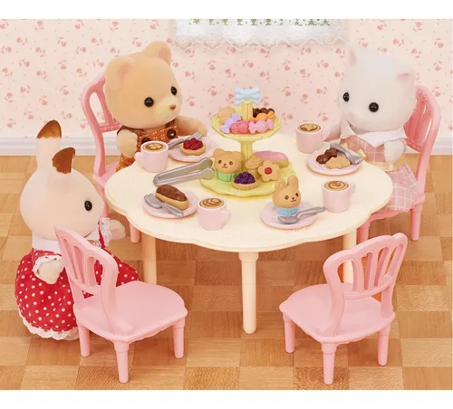 Set De Fiesta Calico Critters Sweets De Dollhouse Accessorie