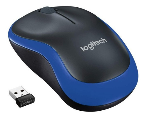 Mouse Inalambrico Logitech M185 Azul