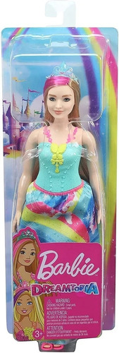 Muñeca Barbie Hada Dreamtopia Curvy Top Azul