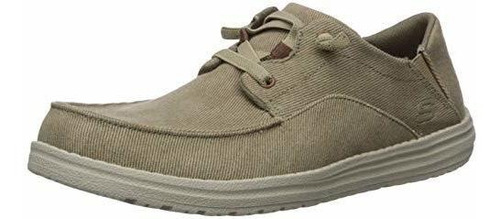 Skechers Melson Canvas Slip-on Mocasín Para Hombre