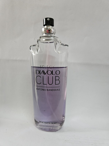 Frasco De Perfume Select Diavolo Club Qntonio Banderas 
