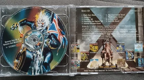 Cd Iron Maiden - Seventh Son Duplo 2 Cds 17m. Emi Da Holanda