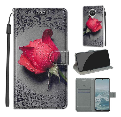 Para Nokia G10/g20 Funda Slim Protectora Pu Cuero Wk7108