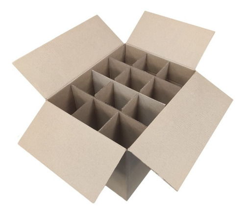 12 Caixas De Papelão 40 X 30 X 30 C/ Div P/ 12 Taças Mudança