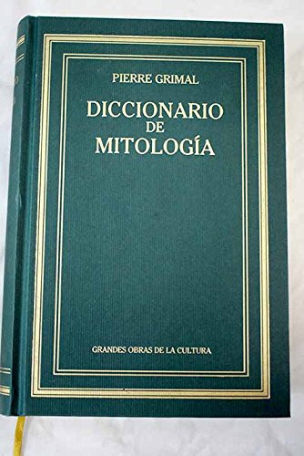 Libro Diccionario De Mitologia (grandes Obras De La Cultura)