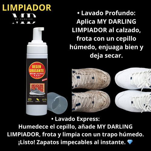 Limpieza De Tenis Limpiador Espuma En Seco 1 Pza De 60ml