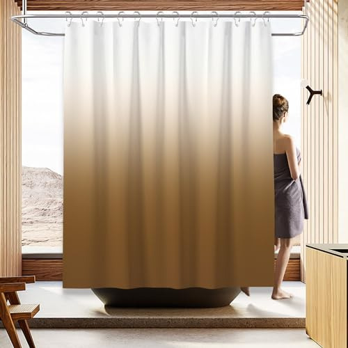 Juego De Cortina De Baño De 4 Piezas Con Cortina De Baño Y A