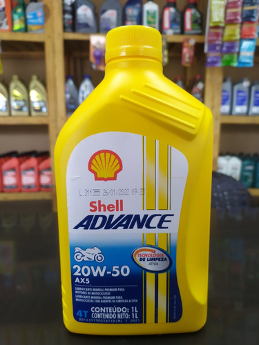 Aceite Shell Advance 4 Tiempos 20w-50 