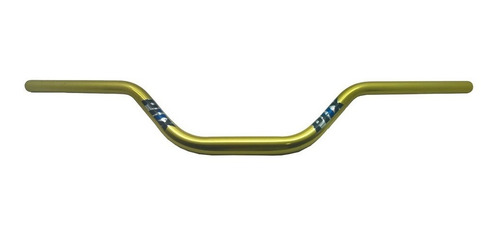 Imagem 1 de 2 de Guidão Moto Modelo Fat Bar Alto 28.8 Anodizado Dourado