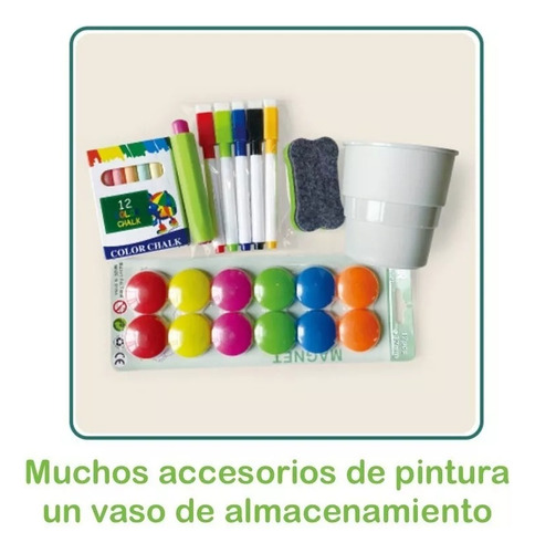 Caballete Para Niños Doble Cara Con Tablero Magnético