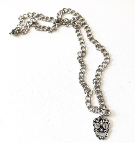 Collar Calavera Craneo Mexicana Grunge Regulable Skull