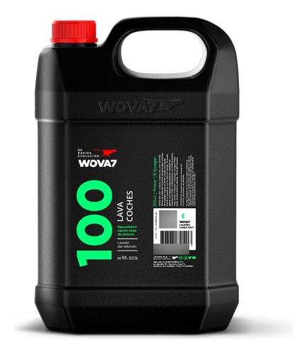 Wova7 Kit Lavado X2 Shampoo Lava Coches 100 5lts