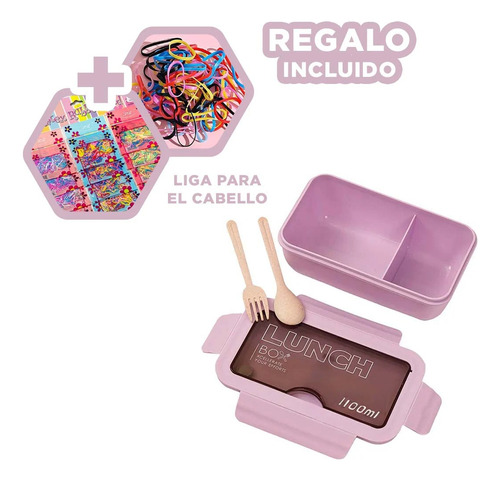 Pack4 Tupper 850ml Para Alimentos Frescos En Morado