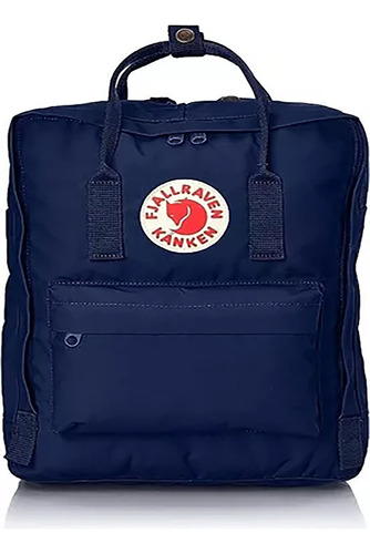 Fjallraven Kanken Mochila Clásica Mochila Informal 16l Color Azul Marino Diseño De La Tela Liso