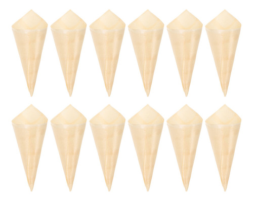 Cones Para Servir Aperitivos, Suporte De Bobina De Madeira,
