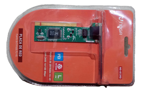Placa De Red 10/100 Pci Interna Para Pc