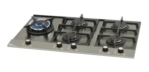 Cooktop 5 Bocas A Gás Automático Platinium Prime Bjwt