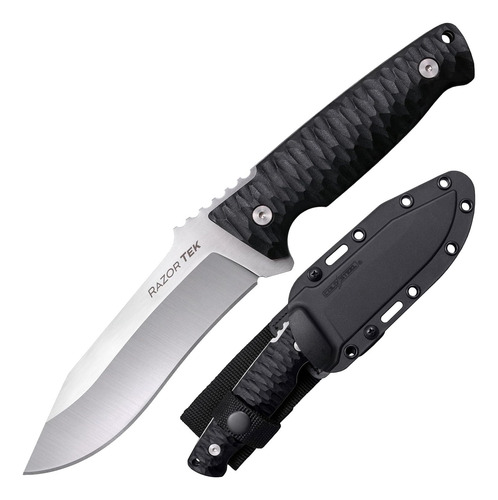 Cuchillo De Supervivencia Cold Steel Razor Tek 5 Negro
