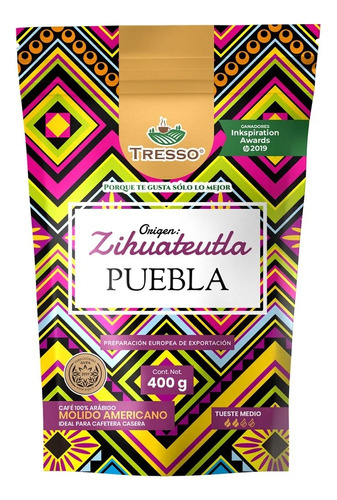 Cafe Molido Puebla Tresso 400 Grs