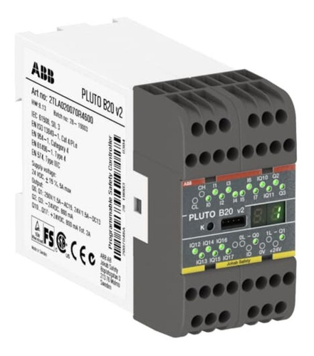 Plc Seguridad Abb Pluto B20 V2 2tla020070r4600