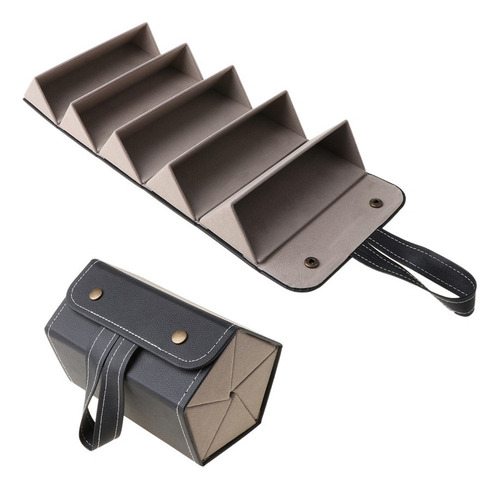 5 Foldable Slots Plutonium Leather Sunglasses Multiple