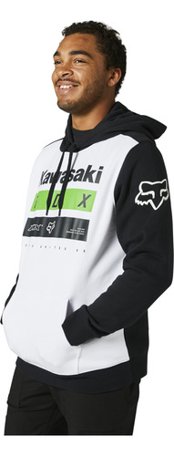 Imagen 3 de 3 de Buzo Fox - Kawi Stripes Po Fleece