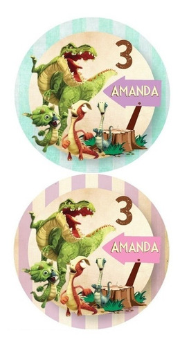 Kit Imprimible Gigantosaurus Rex Dinosaurios Nenas W82