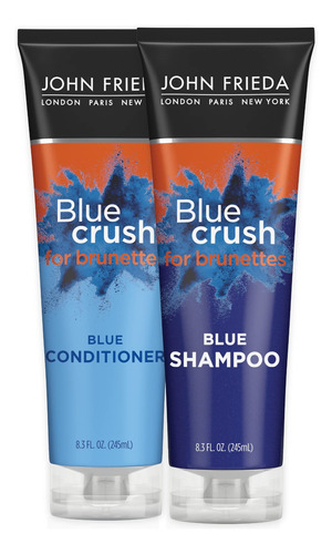Pack Jhon Frieda Blue Crush Shampoo + Acond 250 Ml