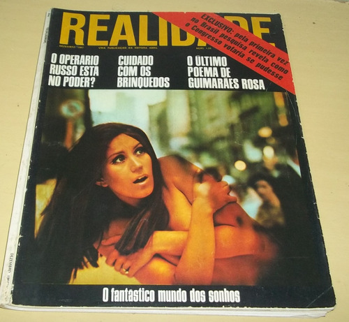 Revista Realidade Nº21 - Dezembro 1967 - Mundo Dos Sonhos