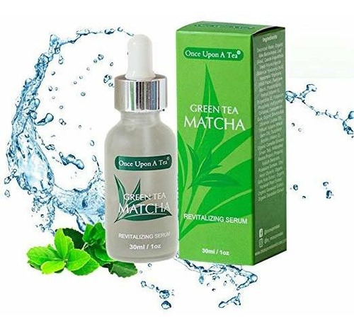 El Té Verde Matcha Serum Revitalizante, 92% Orgánico, Tratam