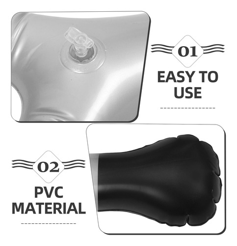 Juguete Con Globo Inflable De Pvc Con Muletas Inflables, 3 P