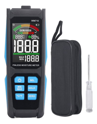 Medidor De Humedad Sin Clavija, Detector Digital De Madera,