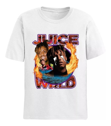 Camiseta Básica Unissex Juice Wrld Jarad Anthony Tees Eyes