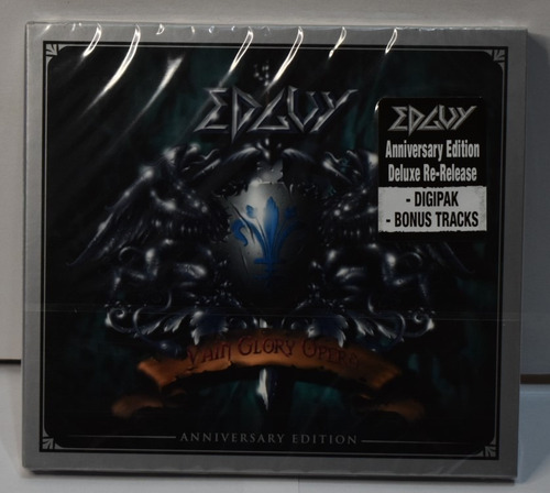 Edguy Vain Glory Opera Cd Anniversary Digipack