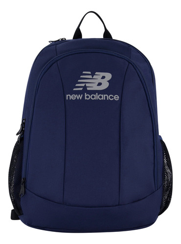 Mochila New Balance Para Portátil De 19 Pulgadas, De Viaje Unisex Color Navy Diseño De La Tela Lisa