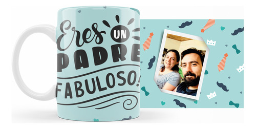 Taza Personalizada Con Foto Papá Regalo