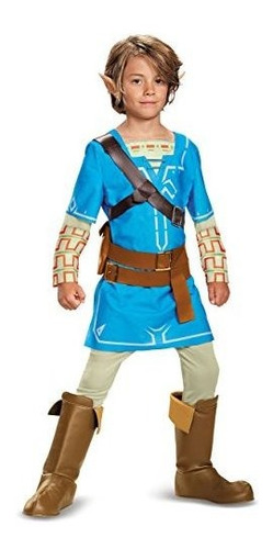 Disfraz Niño - Legend Of Zelda Breath Of The Wild Link Delux