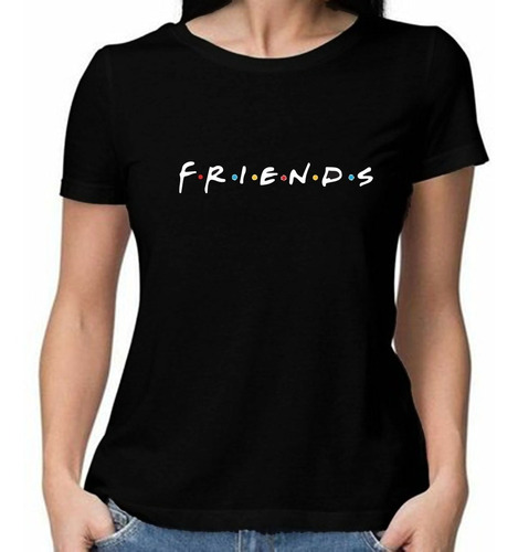 Remera Mujer Estampada-algodon Premium-friends