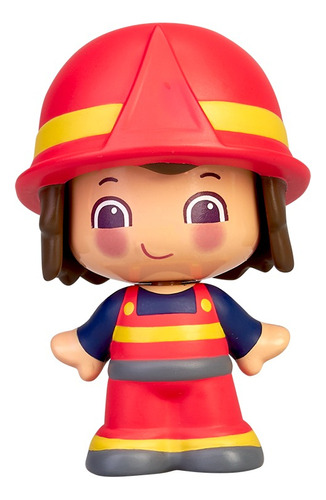 My First Pinypon Figura Baby Caffaro Muñeco Bombero