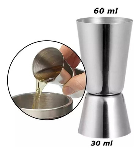 Imagem 4 de 8 de Coador Strainer De Gelo Aço Inox E Acessórios Barman Bebidas