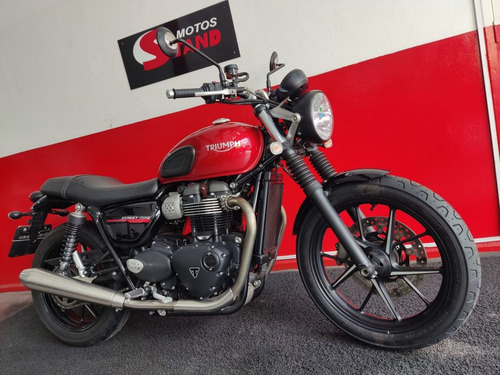Triumph Street Twin 900 Abs 2002 Vermelha Vermelho