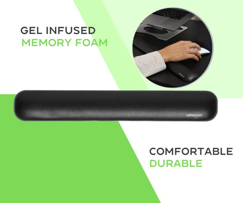 Reposamuñecas Ergonómico Vertical, Espuma Viscoelástica Con