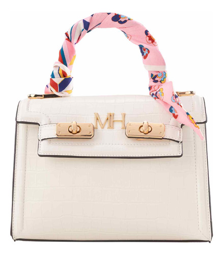 Bolso De Mano Leia Blanco Maryrose Mario Hernández