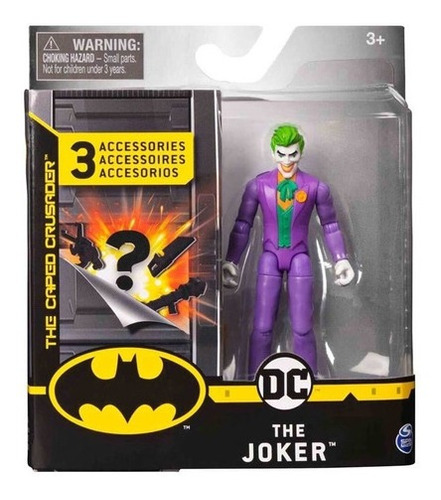 The Joker Figura Articulada 10cm Original Dc 67801a