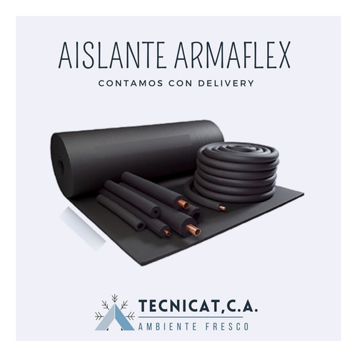 Aislamiento Térmico Armaflex 1 1/8 X3/4 1.8mts