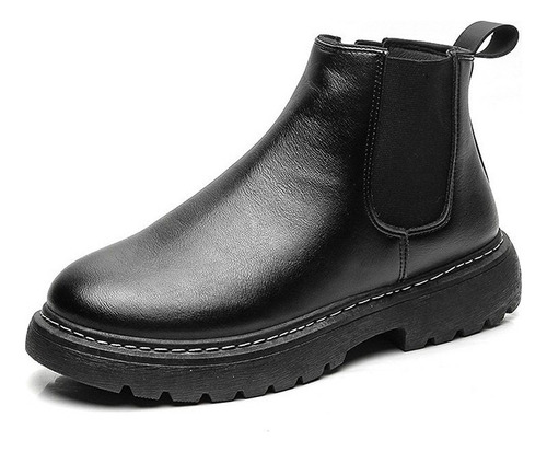 Zapatos Altos De Cuero For Hombre Y Botas Negras